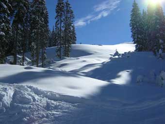 Piste innevate di Moena in val Di fassa -  Trentino 